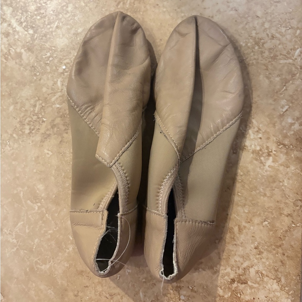 So Danca Tan Leather Jazz Shoes - Picture 2 of 3